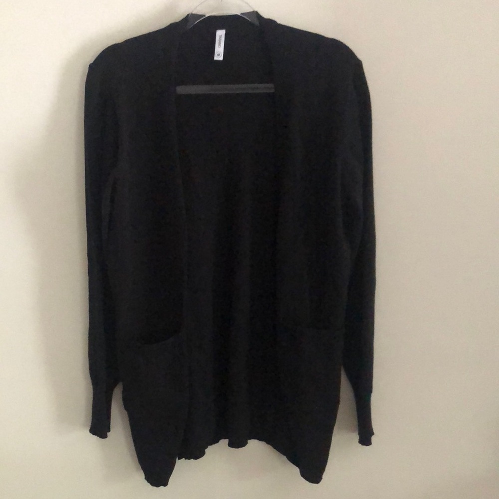 Tasamo Women’s Black Open Front Cardigan